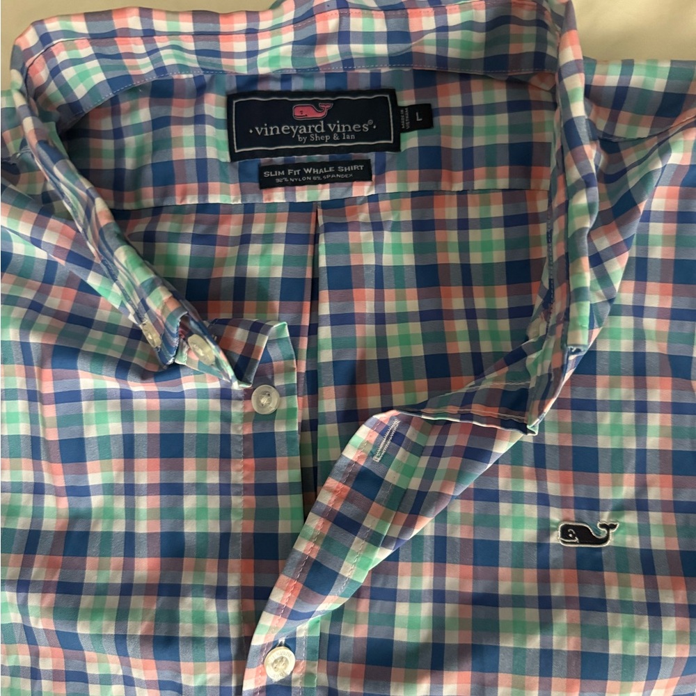 Vineyard Vines Men's Multicolor Plaid Shirt